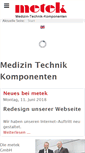 Mobile Screenshot of metek-mtk.de